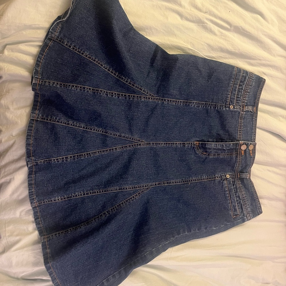 Blue Denim Skirt